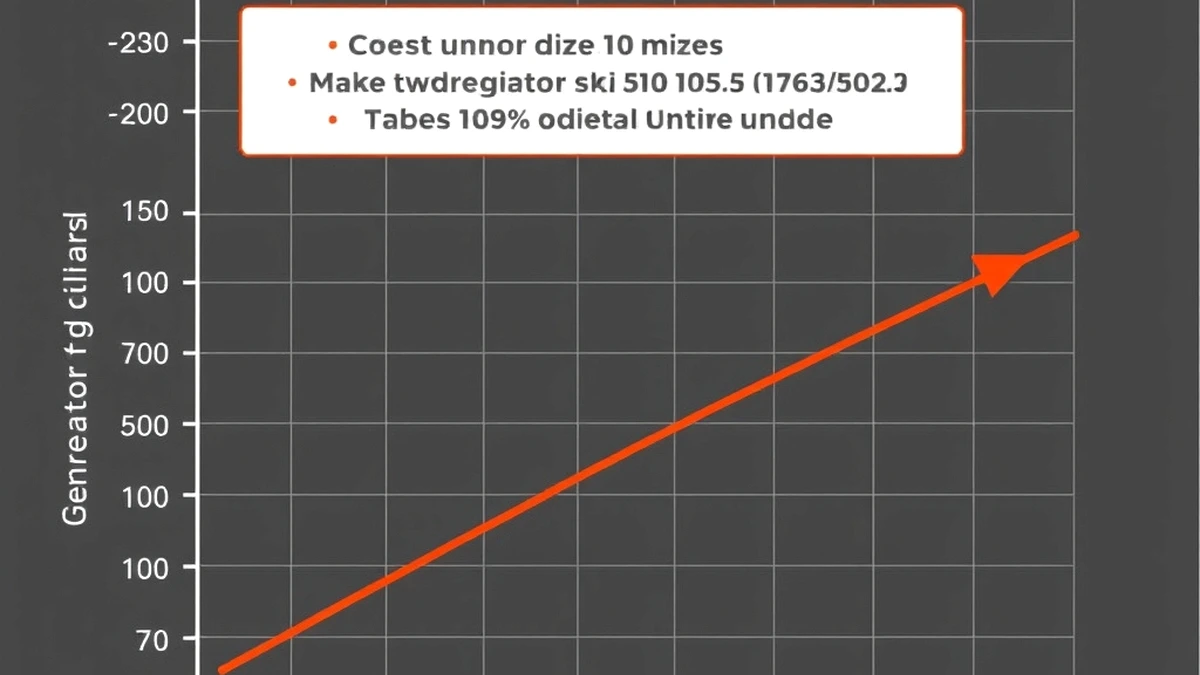 Generator sizing chart
