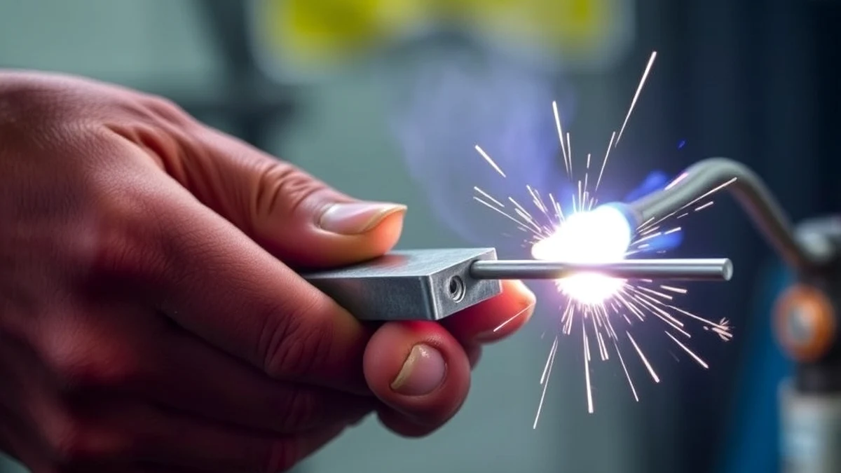 aluminum brazing rod on steel