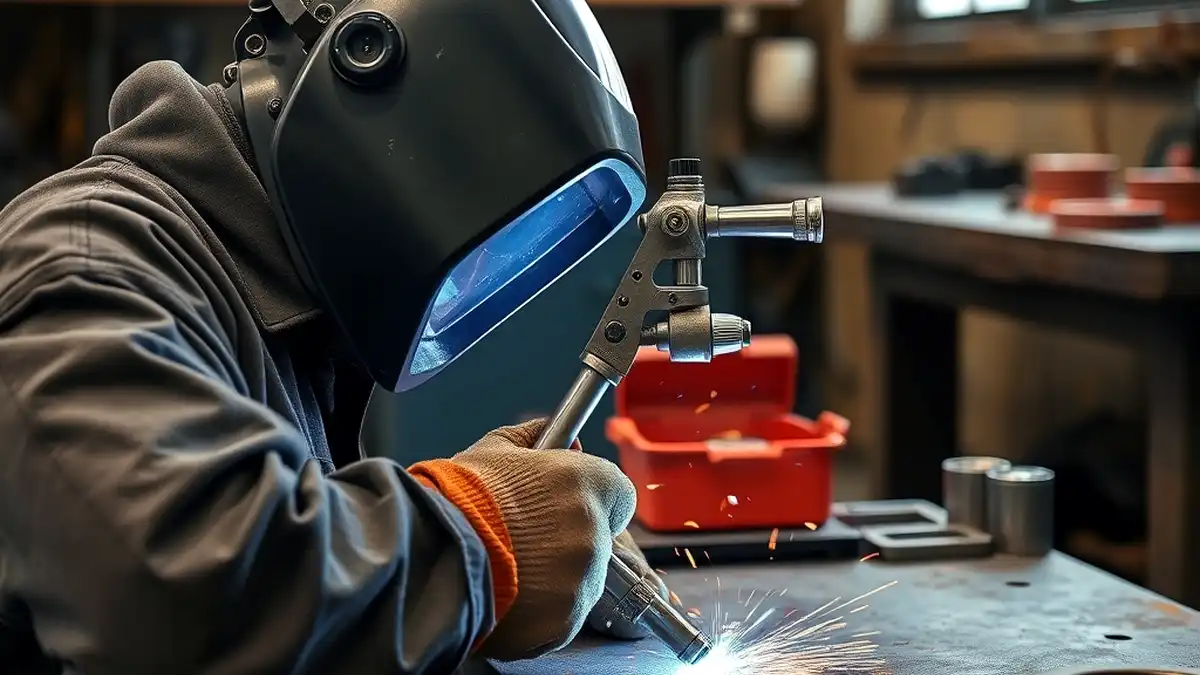 Using Can You Weld Cast Aluminum with A Spool Gun? in a welding workshop