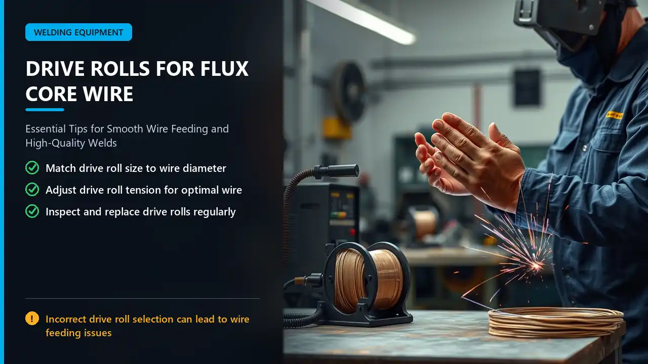 flux-core wire feeder setup