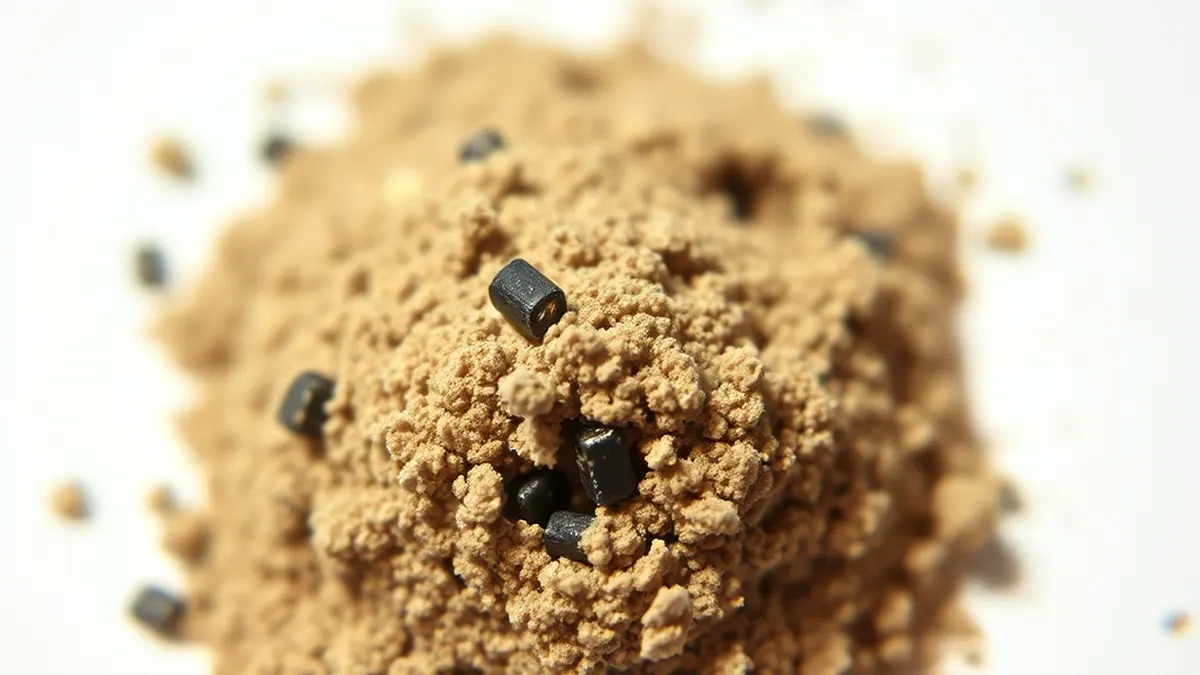 ferrous materials in powdered core