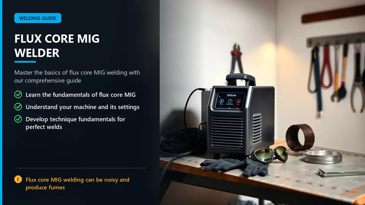 Flux core MIG welder setup