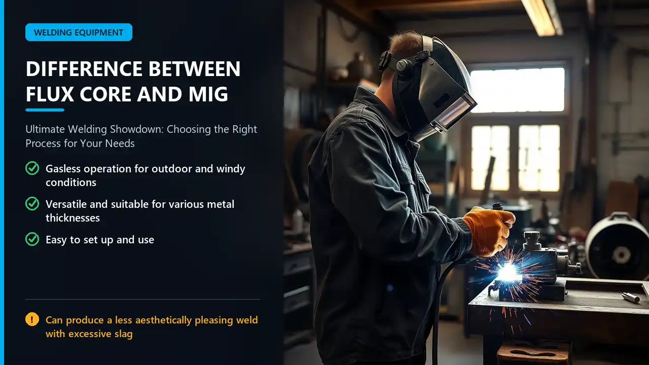 Flux core vs MIG welding comparison guide