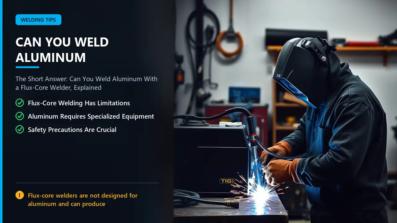 flux-core welder vs tig welder for aluminum