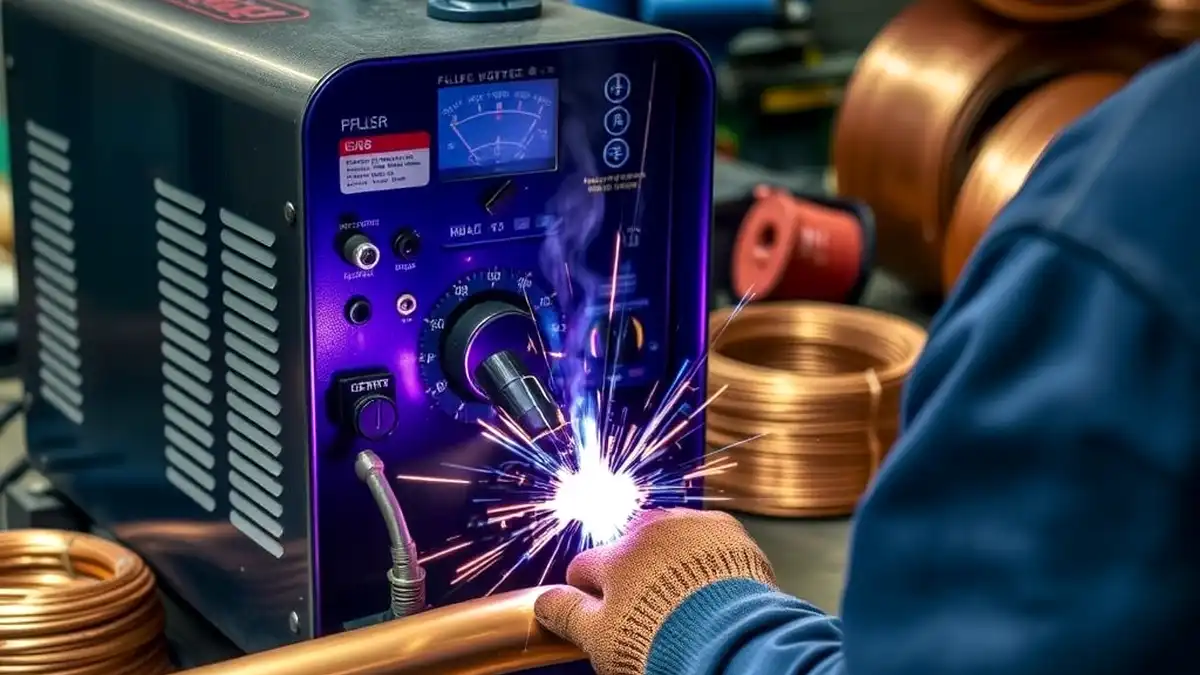 flux-core welding copper pipe