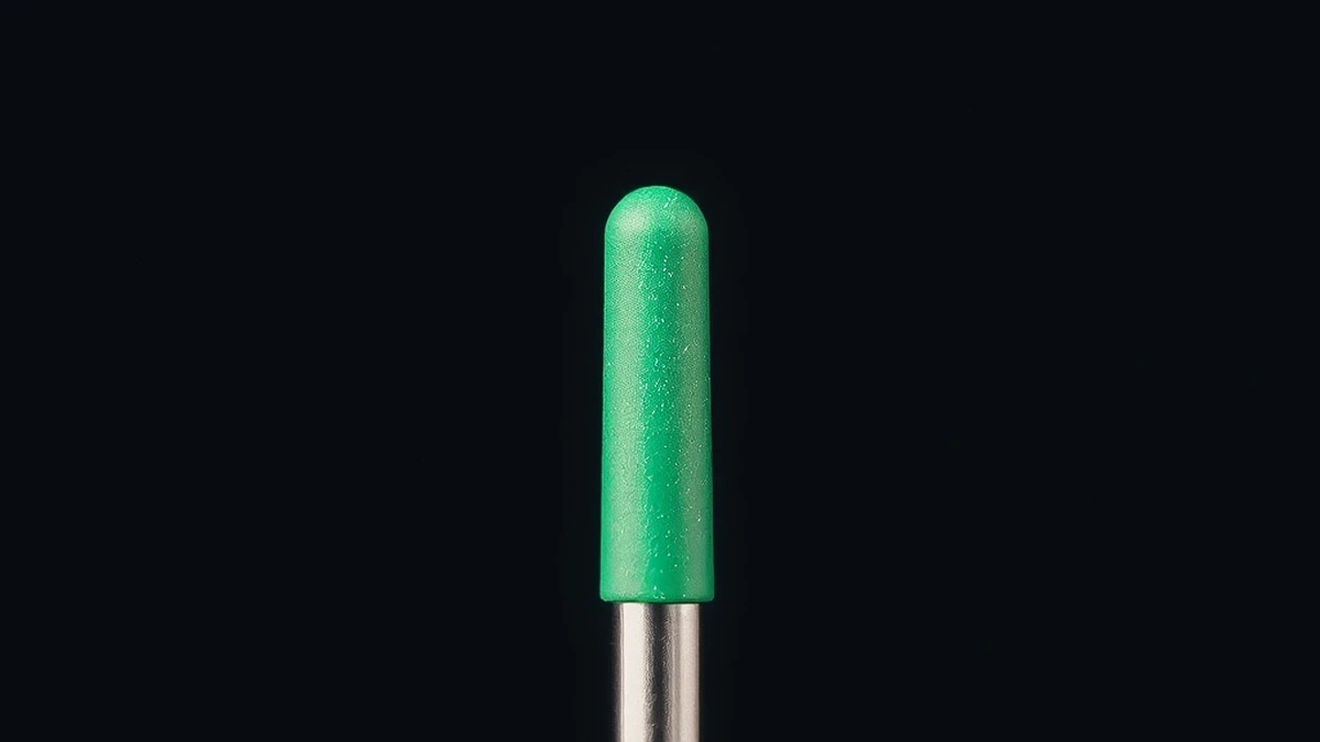 Green pure tungsten electrode