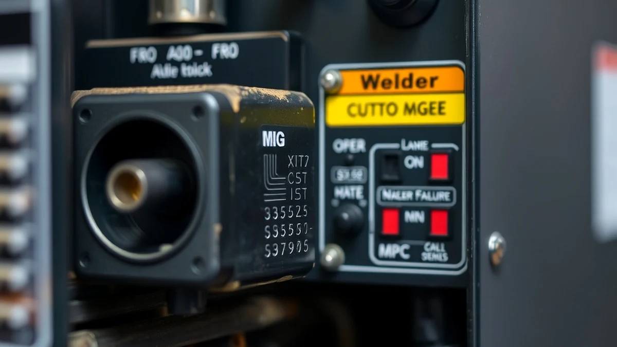 MIG welder power source and control board