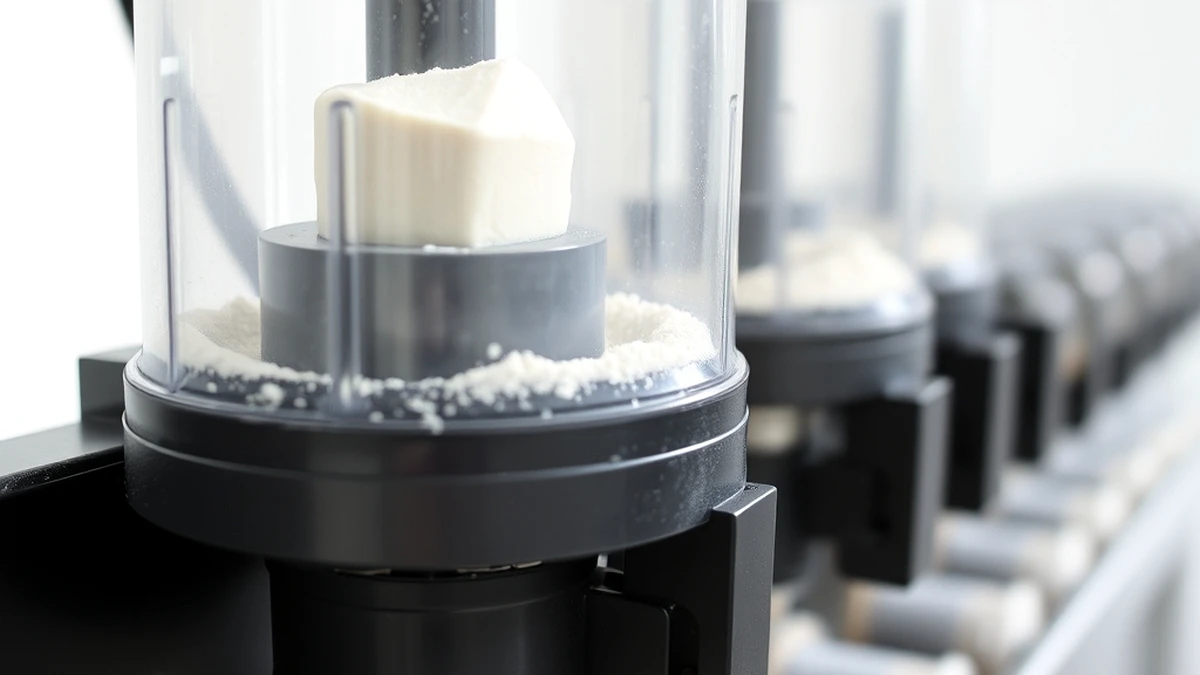 powder core ingredients blending