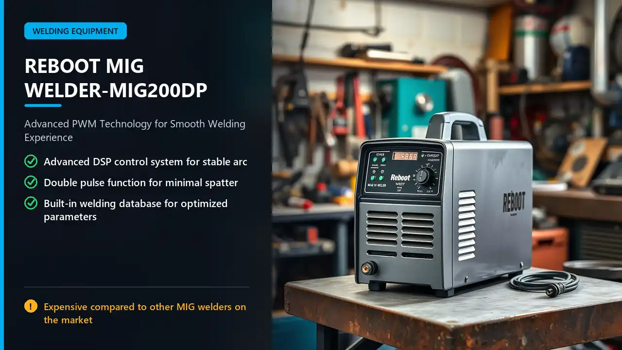 Reboot MIG Welder-MIG200DP in welding workshop