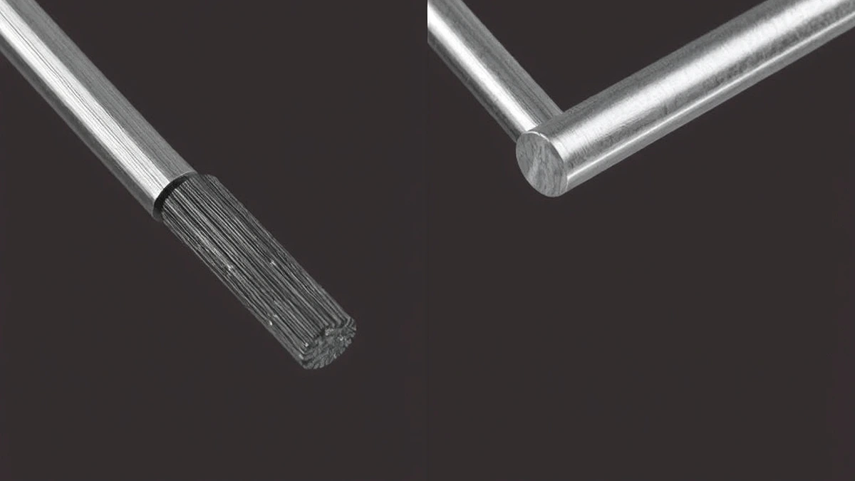 stainless steel electrode vs mild steel rod