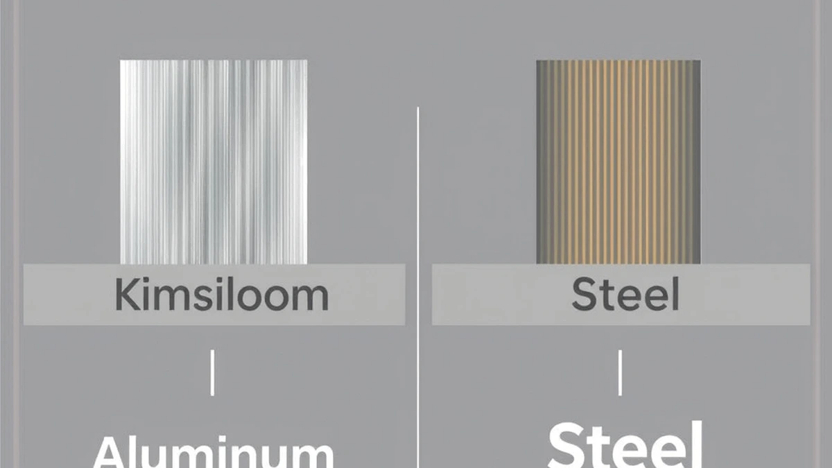thermal conductivity comparison between aluminum and steel