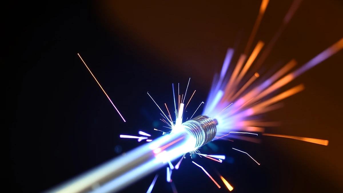 welding arc with stainless steel electrode
