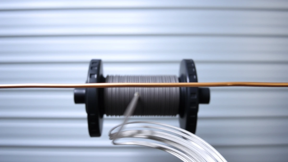 wire feeder with wire and spool
