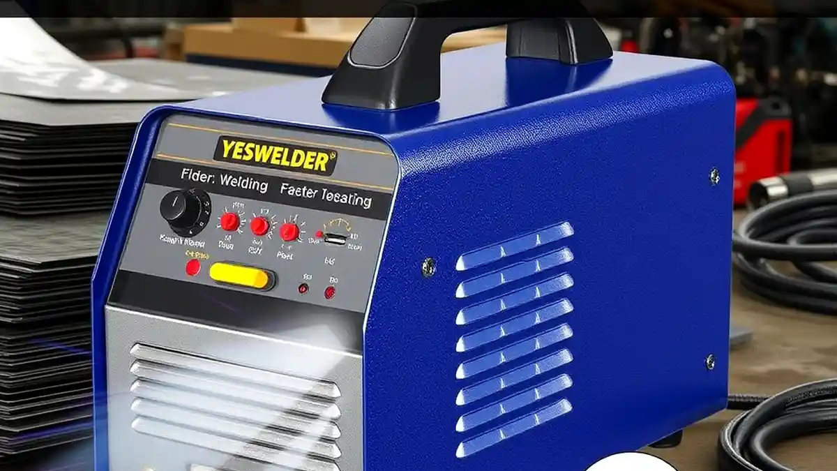 YESWELDER 3-in-1 110v Flux Core Welder in action